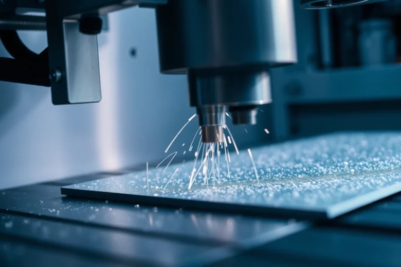 Professional frezowanie CNC process showcasing precision aluminum machining for electronic