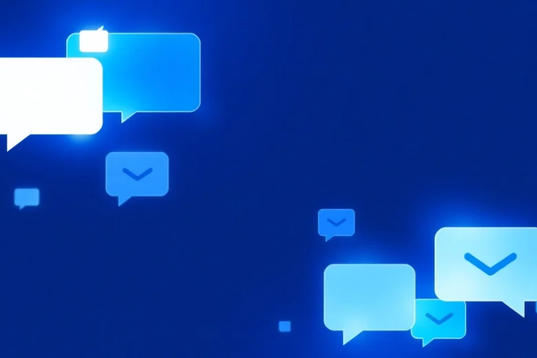 Interactive chat platform interface highlighting real-time messaging features for engaging