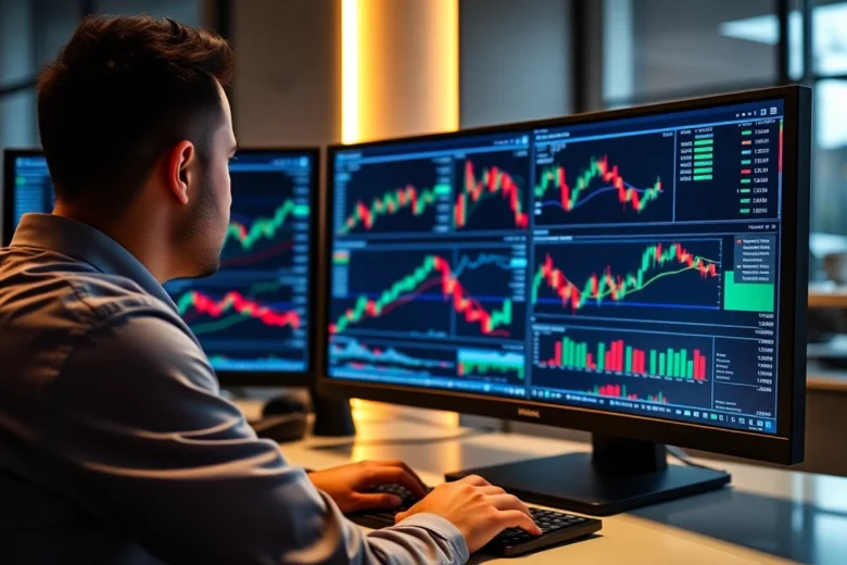 TradingView platform displaying real-time market charts and analysis for traders and investors
