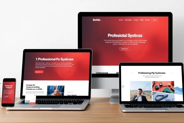 Professional creating pages web baratas with modern responsive layout and clear visuals for
